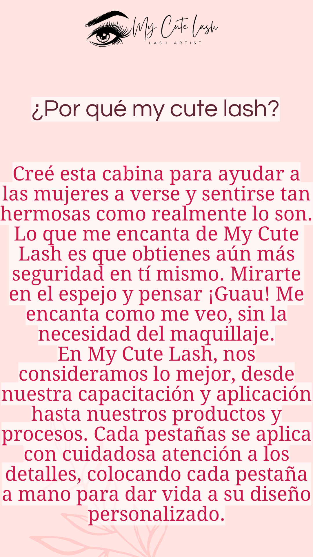 Explicación de Porque se deberia una mujer utilizar las extensiones de Pestañas